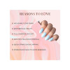 Just Herbs Nail Paint (Jasmine White)|6 ml|0.2 fl oz [Fit Tuber Recs]