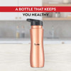 Prestige Tattva Copper Bottle with Sipper TCB 07 | 700 ml | 23.66 fl oz [Fit Tuber Recs]