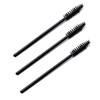 MAPPERZ Mascara Eyelash Wands Brush for Eyelash Extension Eyebrow and Makeup Color/Makeup Brush Eyebrow Eyelash Comb Wand for Extension Makeup Brush Tool, Black (pack of 3) [Fit Tuber Recs]