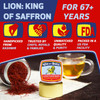 LION BRAND SAFFRON A++ Quality Value Pack Kashmiri Mongra Kesar For Pregnant Women, Pooja, Biryani, Tilak, Milk, Skin And Face Whole | 2G | 0.07 oz [Fit Tuber Recs]