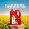 Patanjali Kachi Ghani Pure Mustard Oil|5 l, 5 ltr|169.07 fl oz [Fit Tuber Recs]