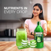 Patanjali Aloe Vera with Fibre Herbal Juice|1 l, 1 ltr|33.81 fl oz [Fit Tuber Recs]