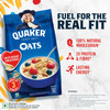 Quaker Oats Rolled Oats Natural Wholegrain, Nutritious Breakfast Cereals, Dalia Porridge, Easy To Cook, Honey | 1Kg | 2.20 lb [Fit Tuber Recs]
