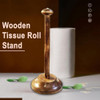 VintagewareÂ® Handcrafted Wooden Kitchen Tissue Paper Roll Holder & Dispenser (Gem Top, Mango Wood)|600g|21.16 oz [Fit Tuber Recs]