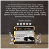 Soulflower Handmade Deo Soap Bar for Men with Activated Charcoal & Tea Tree, Skin Detox Acne Pimples|150 g|5.29 oz [Fit Tuber Recs]