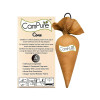 CamPure 100% Organic Camphor Car Freshener Cone - Sandalwood|60 g