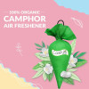 CamPure 100% Organic Camphor Car Freshener Cone - Jasmine|60 g