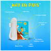 Lemme Be Sanitary Pads - XXL, Rash Free, 100% Organic Biodegradable Pads, For Heavy Flow|8 pcs