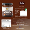 Safa Choco Spread Cocoa Honey | 100% Pure Natural | Healthy Breakfast Choco spread for Nurturing Growing Children and Adults | Organic Unheated Honey Spread with No Added Sugar or Preservatives 250g