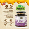 Safa Raw Jamun Honey | Organic Honey Raw Unprocessed Honey | 100% Pure Natural Honey | Support Blood Sugar Level and Anti-Aging | Raw Unpasteurized for Maximum Potency 350g