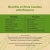 NUTTY ORGANICS Dried Amla Murabba 500 GM | Vitamin C Rich Digestive Treat | Healthy & Natural Sweet Snack | Immunity Booster