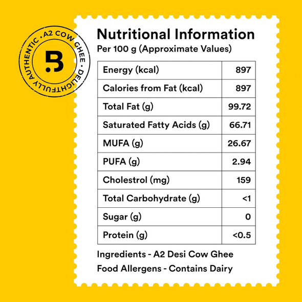 Barosi Premium A2 Cow Ghee|4 kg 950 g|12.03 lbs