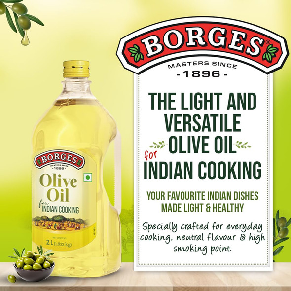 Borges Olive Oil for Indian Cooking|2 L