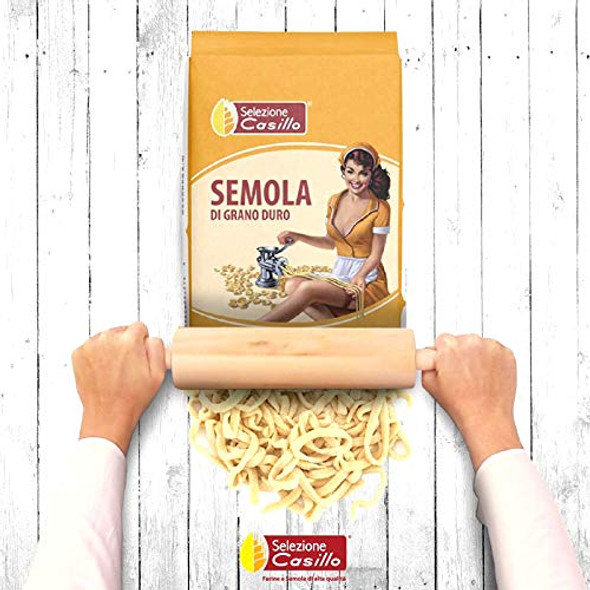 Durum Wheat Semolina Type Italian Pasta Flour|1000gm|2.43 lbs