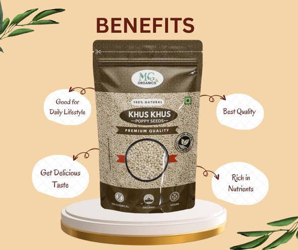 MG Organics Poppy Seeds|1000gm|2.43 lbs