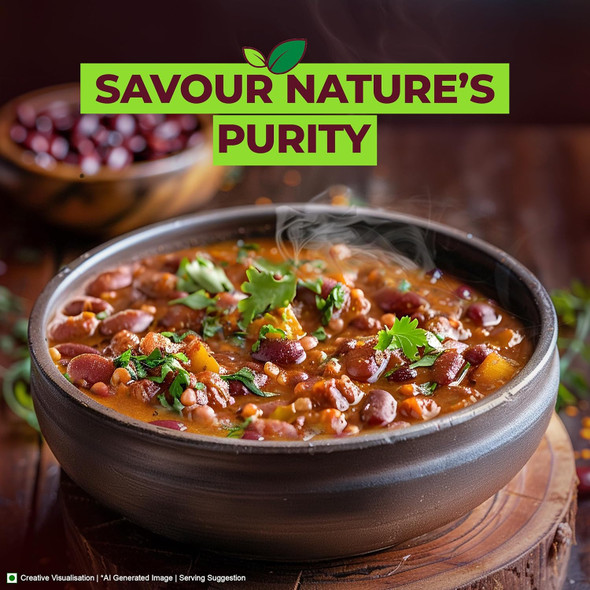 Aashirvaad Organic Rajma|500gm|1.22 lbs