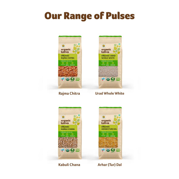 Organic Tattva Cowpea White|500gm|1.22 lbs