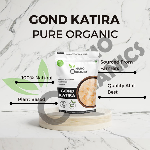 Namo Organics - Gond Katira Pure Organic|250 g|8.82 Oz
