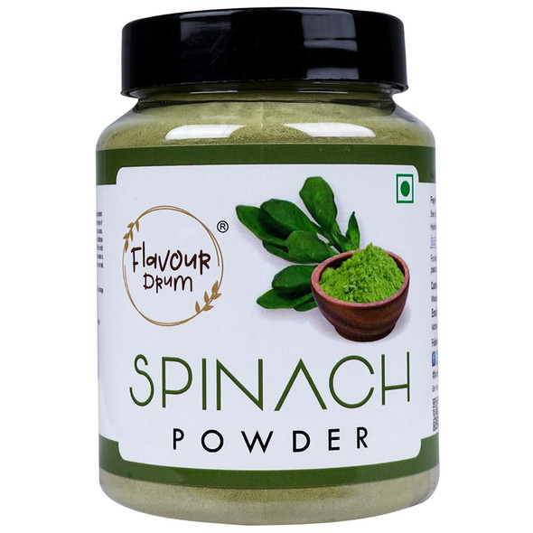 Flavour Drum Dehydrated Spinach Powder|200 g|7.05 Oz