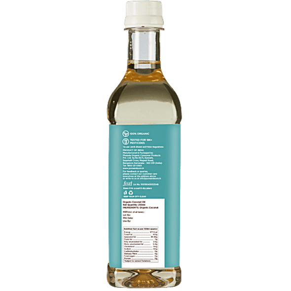 Phalada Pure & Sure Organic - Coconut Oil Cold Pressed|250 ml