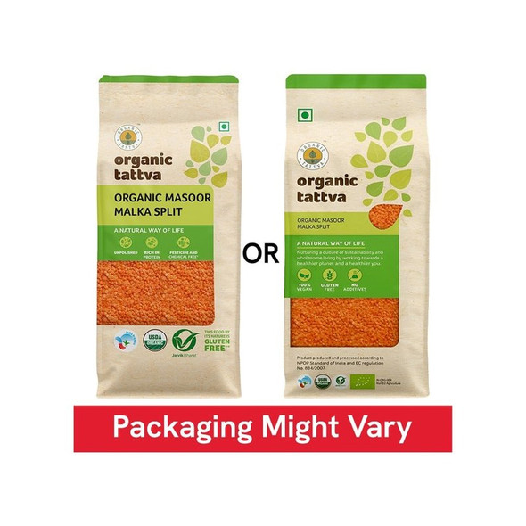 Organic Tattva Organic Masoor Dal Split|500 g