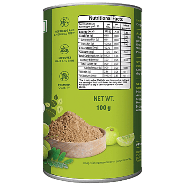 Organic Tattva Amla Powder - Organic|100 g