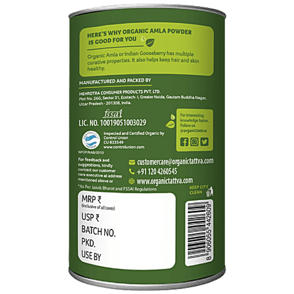 Organic Tattva Amla Powder - Organic|100 g