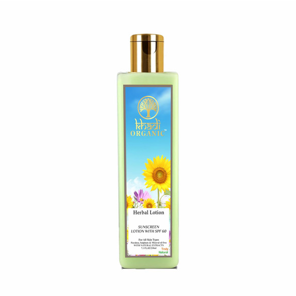 Khadi Organic Sunscreen Lotion SPF 60++|210 ml