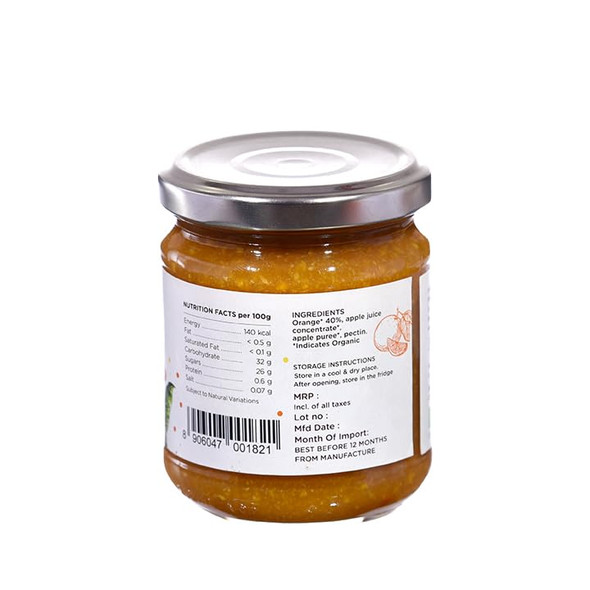 Pure & Sure Organic Orange Jam|210gm|7.41 Oz