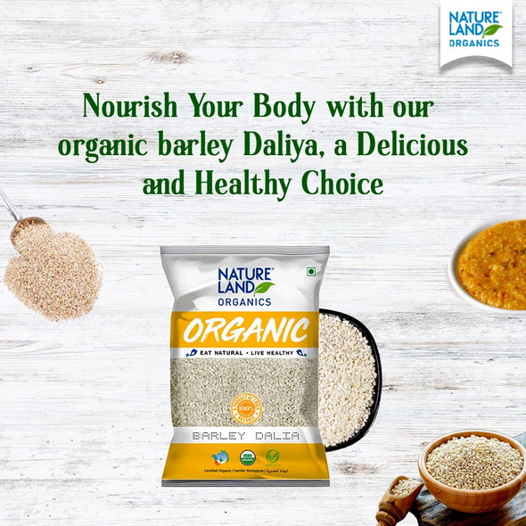 Barley Dalia - Organic Dalia|500gm|1.22 lbs