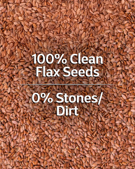 True Elements Flax Seeds - Alsi Seeds | Flax Seeds for Hair Growth | Raw Seeds for Eating | Source of Iron & Dietary Fibre | Rich in Protein|500gm|1.22 lbs