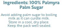 Organic Palmyra Palm Sugar | Natural Sweetener, Sugar Alternative | Unrefined | Sugar for Coffee, Tea & Recipes | Vegan | Organic | Non GMO|250gm|8.82 Oz