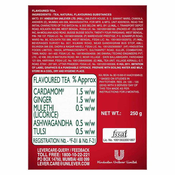 Brooke Bond Red Label Natural Care (5 Ayurvedic Ingredients)|250 g|8.82 Oz