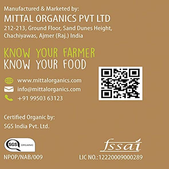 Mittal Organics - Organic Rajma Red – 850 gm (Pack of 2)|59.84Oz|3.74lbs