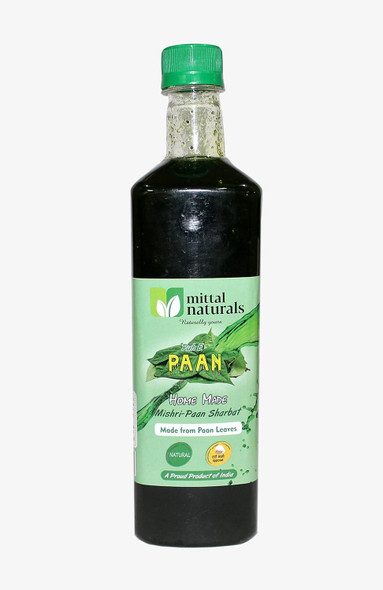 Mittal Organics combo I Mittal Naturals Paan Mishri Sharbat & Gulab Mishri Sharbat I Ruh E Paan Mishri Sharbat I Ruh E Gulab Mishri Sharbat I Home Made Sharbat 1.5L (750ml X 2)|52.8Oz|3.3lbs