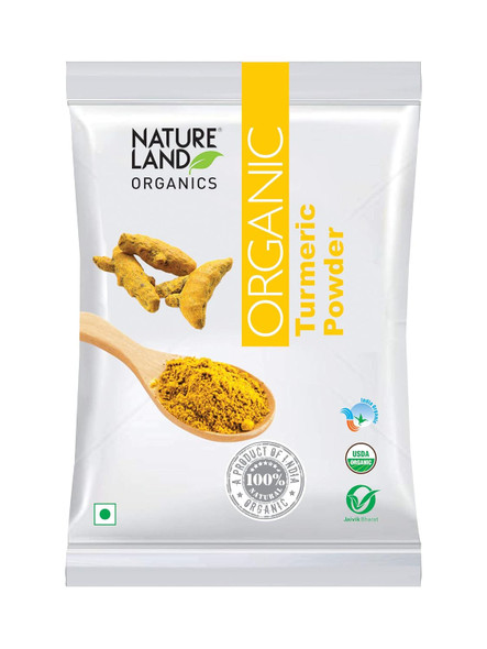 Natureland Organics Turmeric / Haldi Powder|7.04Oz|0.44lbs