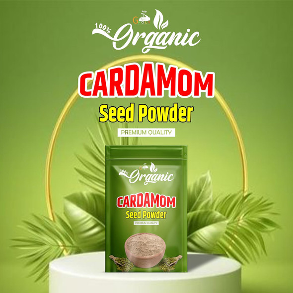 Groly Cardamom Powder for Aromatic Beverages & Digestion, 100g|50 gm|1.76 Oz