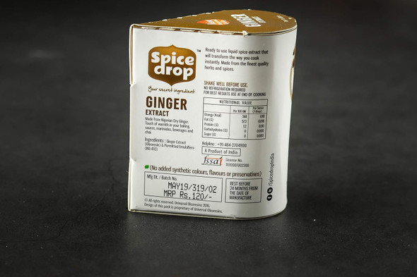 Spice Drop Pure Ginger Extract|49 g|1.73 Oz