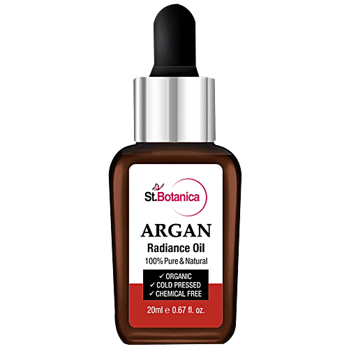 Argan Radiance Face Oil - For Anti-Ageing & Anti Wrinkle Skin Brightening, Organic, Cold Pressed, Chemical Free|0.704Oz|0.044lbs