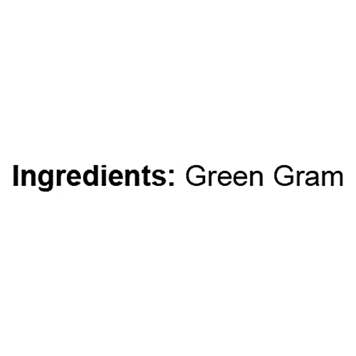 Organic Moong Dal/Green Gram - Split, Skinned|17.6Oz|1.1lbs