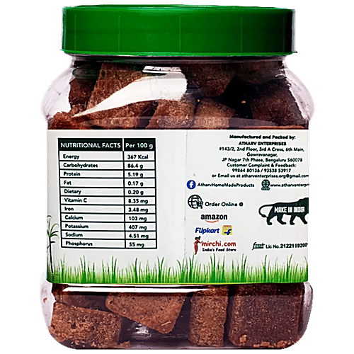 Organic Jaggery Cube - Chemical Free & Naturally Processed|35.2Oz|2.2lbs