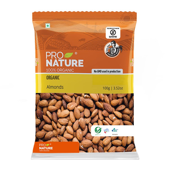 Pro Nature 100% Organic Cashew Nuts|3.52Oz|0.22lbs