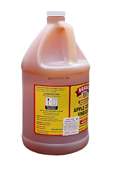 Raw Unfiltered Apple Cider Vinegar | 3.79 Lt | 128.69 fl oz [Fit Tuber Recs]