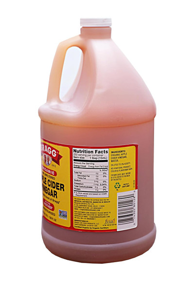 Raw Unfiltered Apple Cider Vinegar | 3.79 Lt | 128.69 fl oz [Fit Tuber Recs]