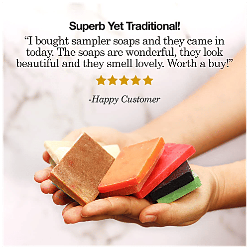 Organic Handmade Soap - Essential Oils & Exotic Herbs, Sampler Pack|1.056Oz|0.066lbs