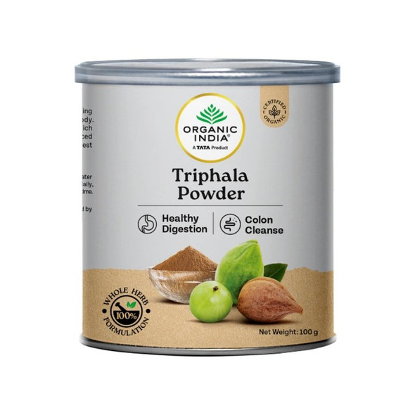 Organic India Triphala Powder|3.52Oz|0.22lbs