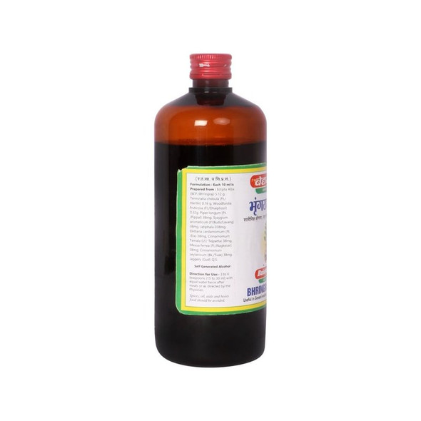 Baidyanath Bhringrajasava Syrup | 450 ml | 15.22 fl oz [Fit Tuber Recs]
