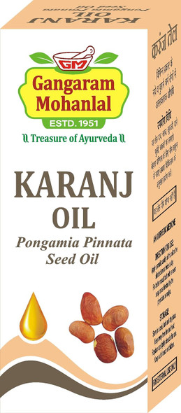 Gangaram Mohanlal Karanj Seed Oil Cold Pressed Pure and Natural | 100ML | 3.38 fl oz [Fit Tuber Recs]