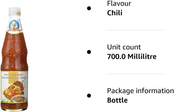 Healthy Boy Dek Som Boon Thai Sweet Chilli Sauce | 830 g | 29.32 oz [Fit Tuber Recs]
