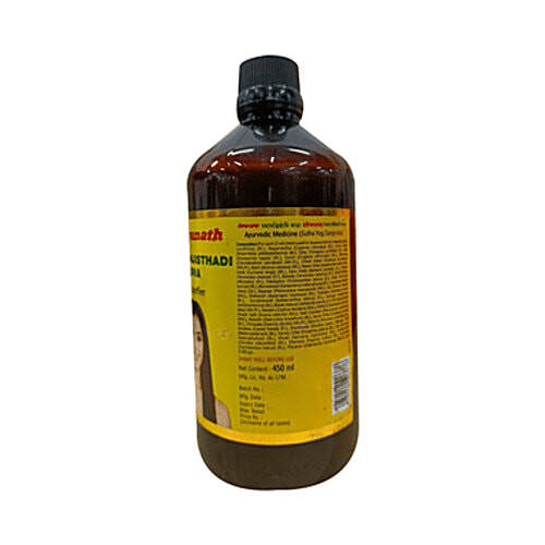 Baidyanath Mahamanjisthadi Blood Purifier Kadha | For Glowing Skin & Detoxification|450 ml|15.22 fl oz [Fit Tuber Recs]